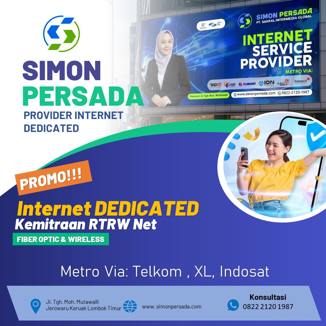 Internet Dedicated Kemitraan untuk RTRW Net
